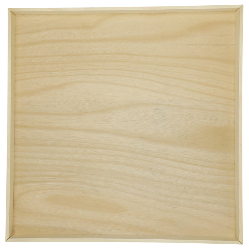 Solid Square Wood Tray