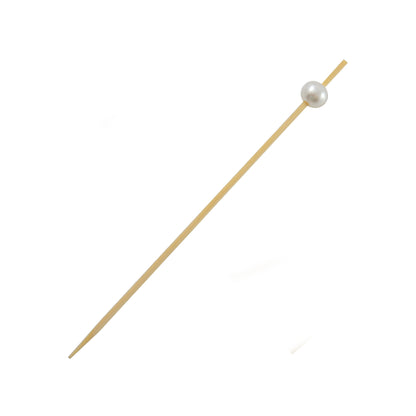 Bamboo Pick with While Pearl
