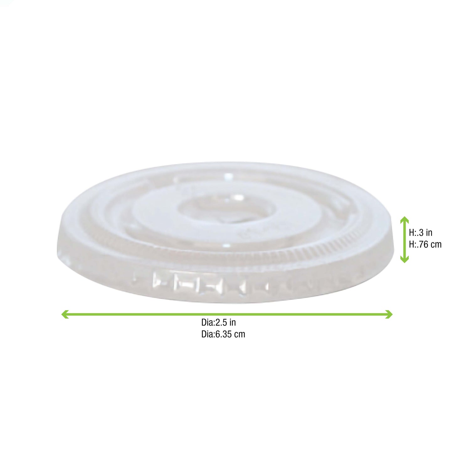 Clear PET Flat Lid for 210POC60N & 210POB61 & 210GPU7(BR)