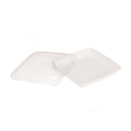 Square White Sugarcane Plate 200/Case
