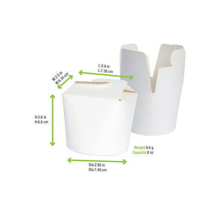 Mini White Pasta Box