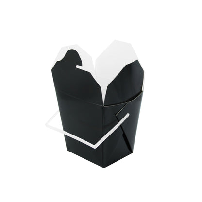 Black Take Out Box with Handle