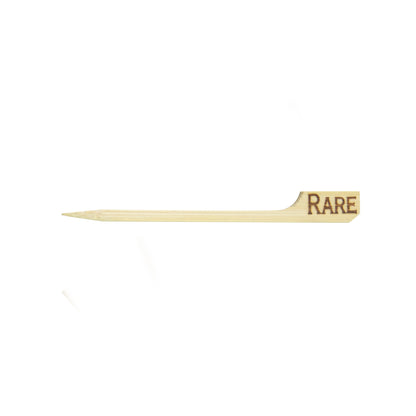 Steak Markers Cooked Labels Rare