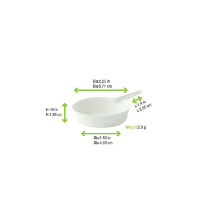 Bio n Chic Shallow Pan White Sugarcane Dish