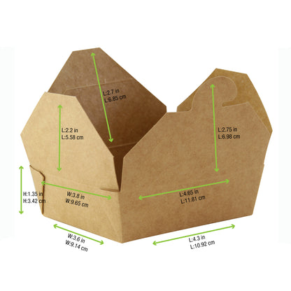 Mini Kraft Meal Box
