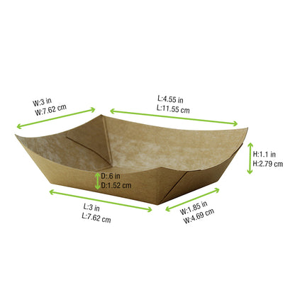 Multi Use Small Kraft Paper Boat