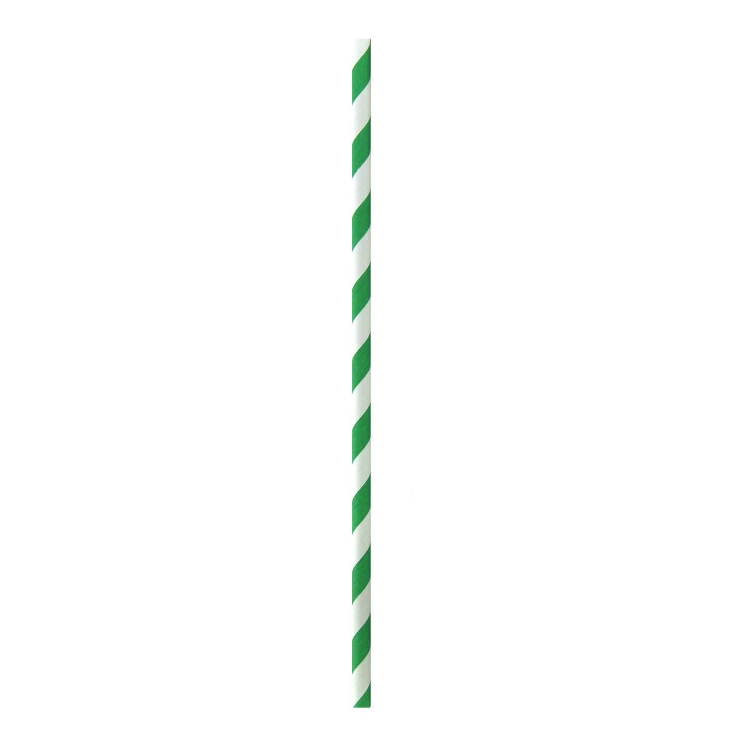 Durable Striped Cocktail Paper Straws - Unwrapped
