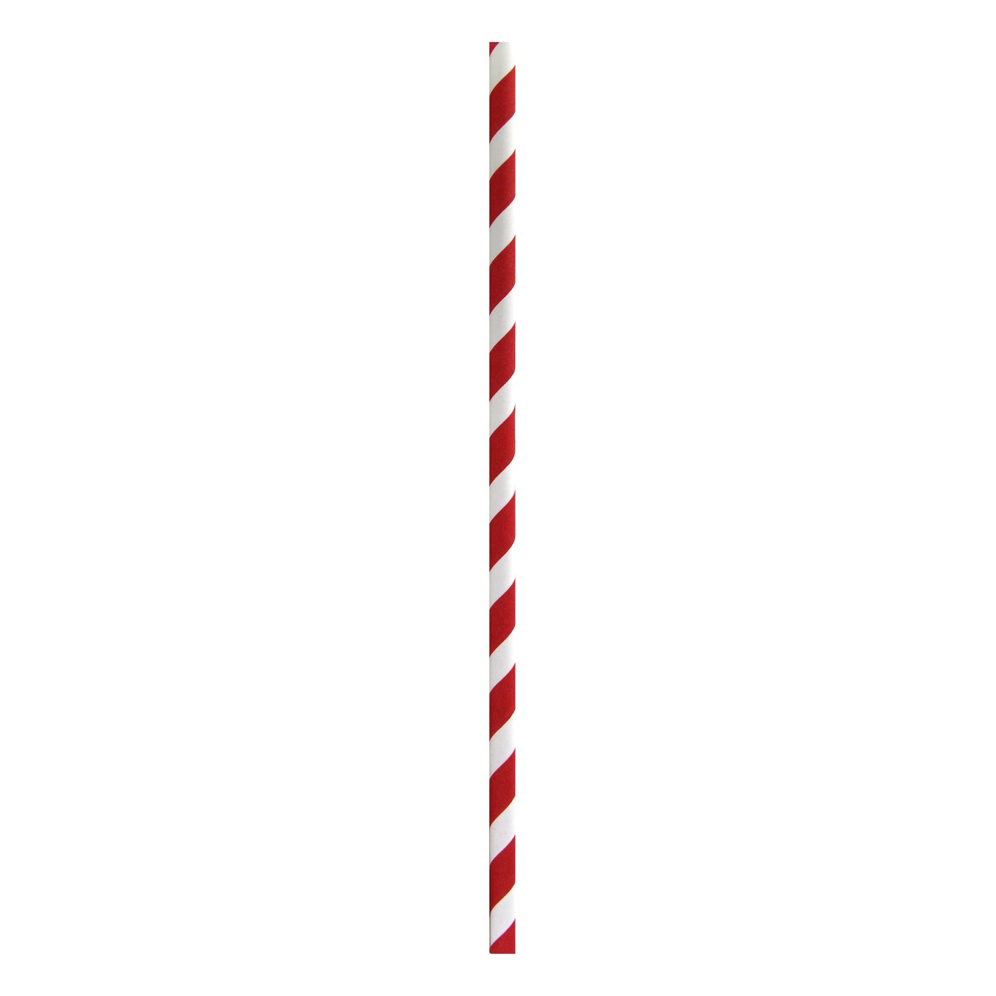Durable Striped Cocktail Paper Straws - Unwrapped