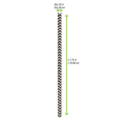Durable Design Paper Straws - Unwrapped