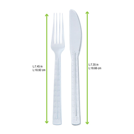 Clear First Class Kit 2/1 (Fork,  Knife)