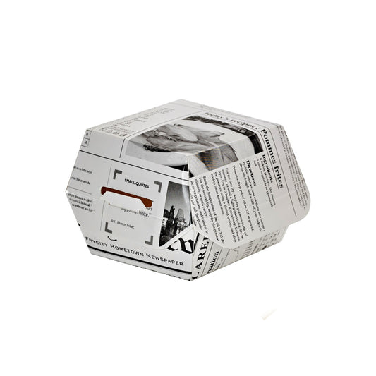 Newspaper Print Mini Slider Box