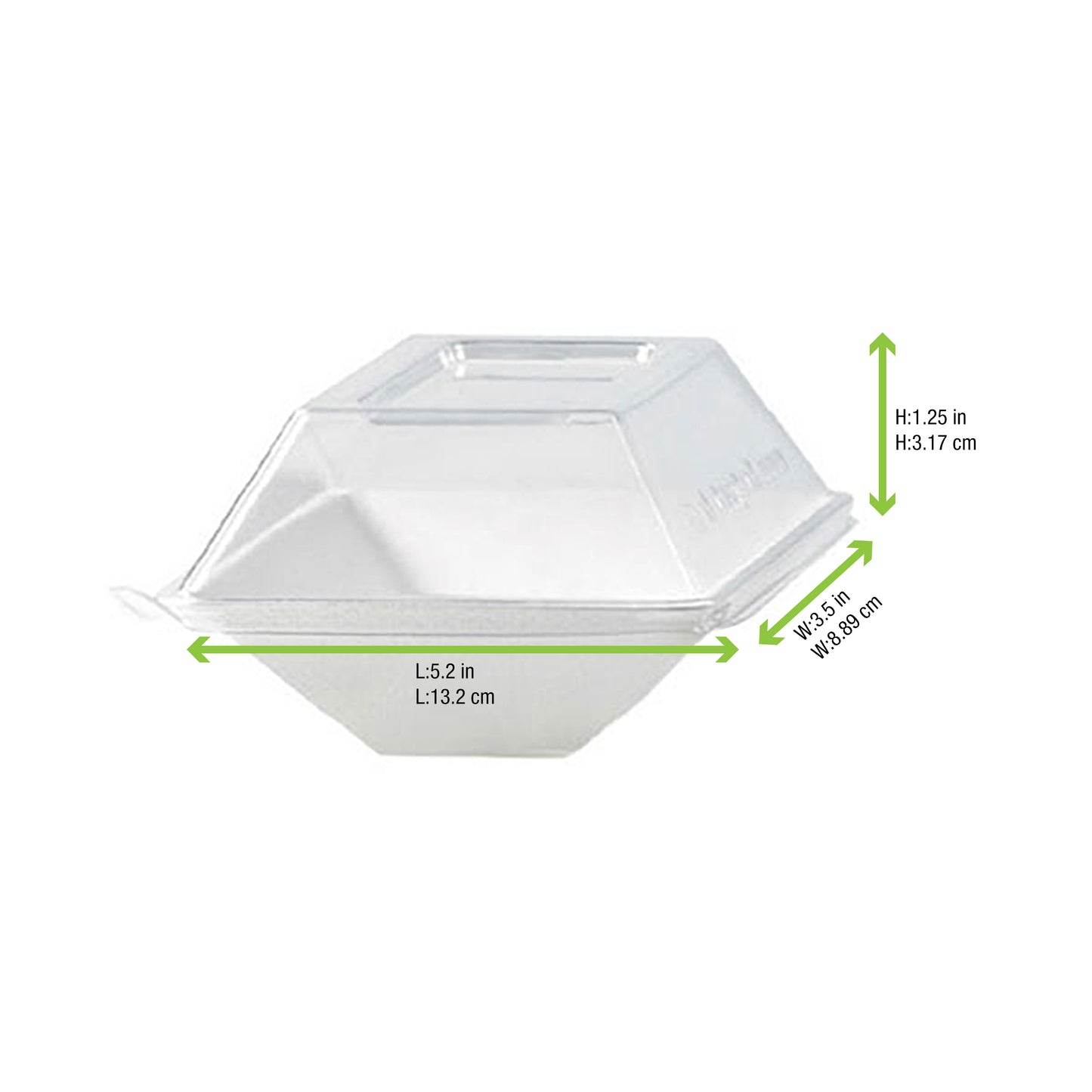 Clear PET Lid for 210ECOD140