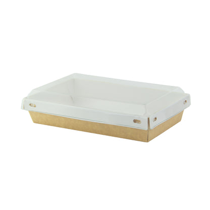 Laminated Kraft Box with Clear PET Lid