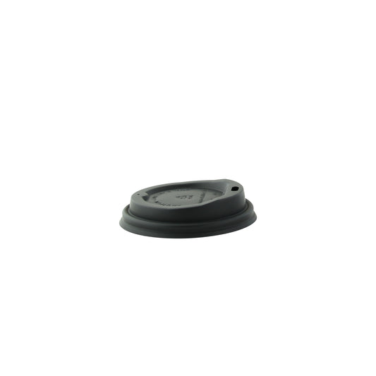Compostable Black Coffee Lid For 8oz