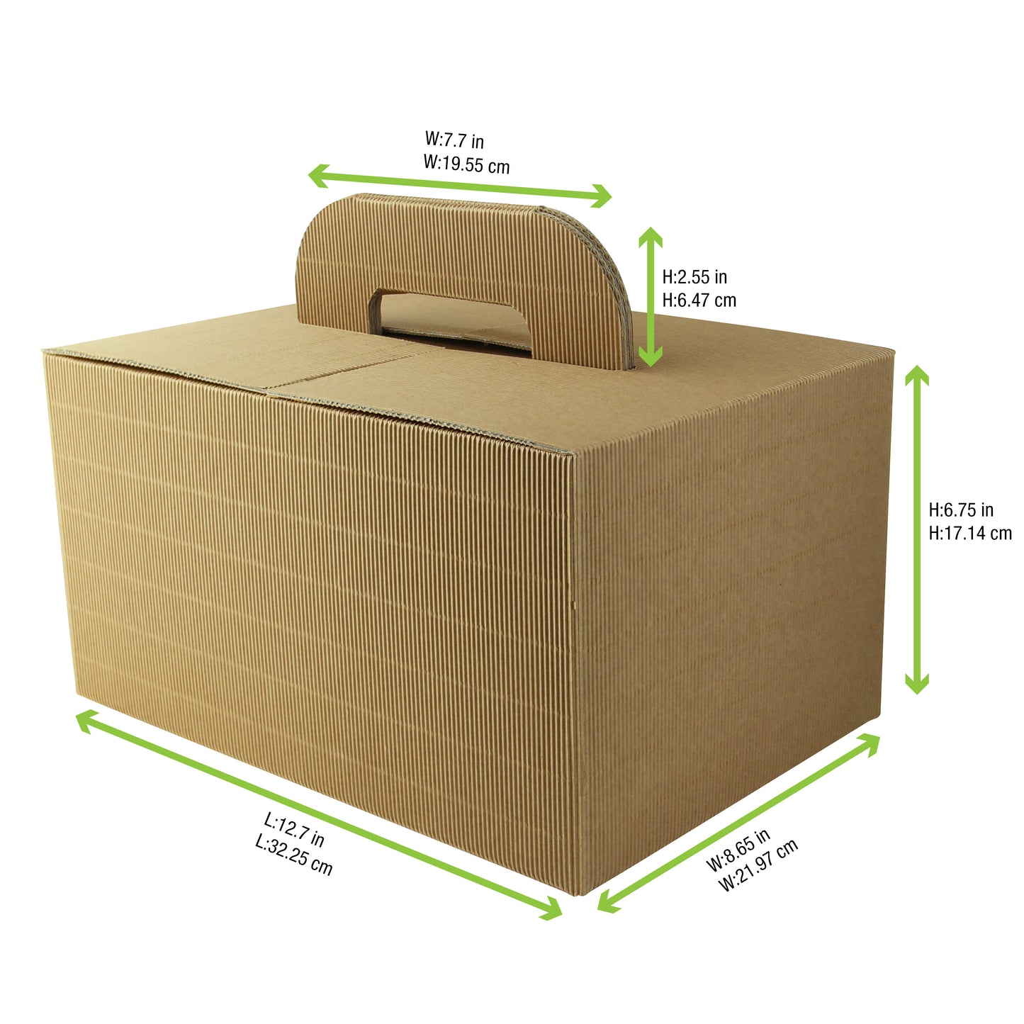 Kraft Take Out Lunch Box with Handles