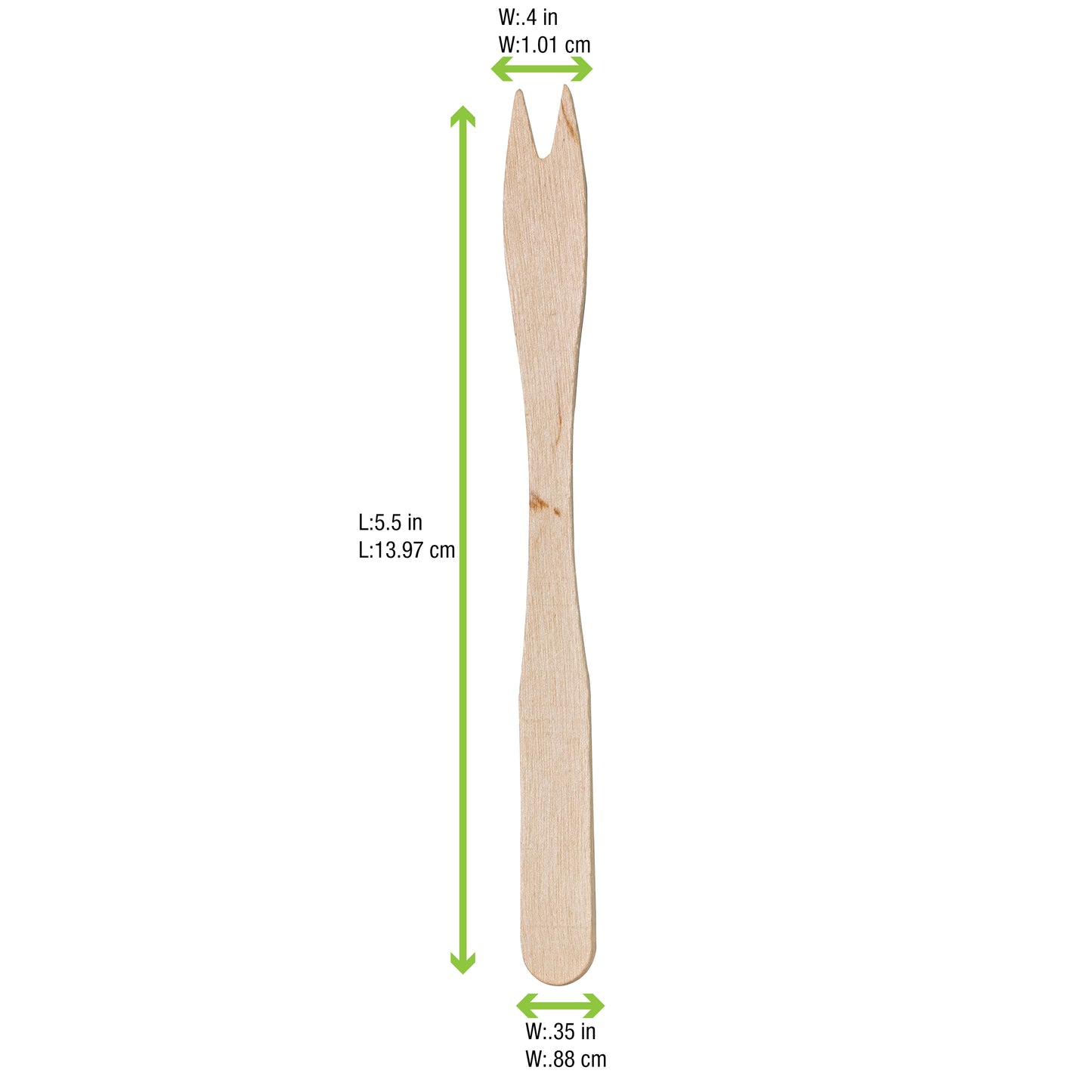 Mini Wooden Fork Picks