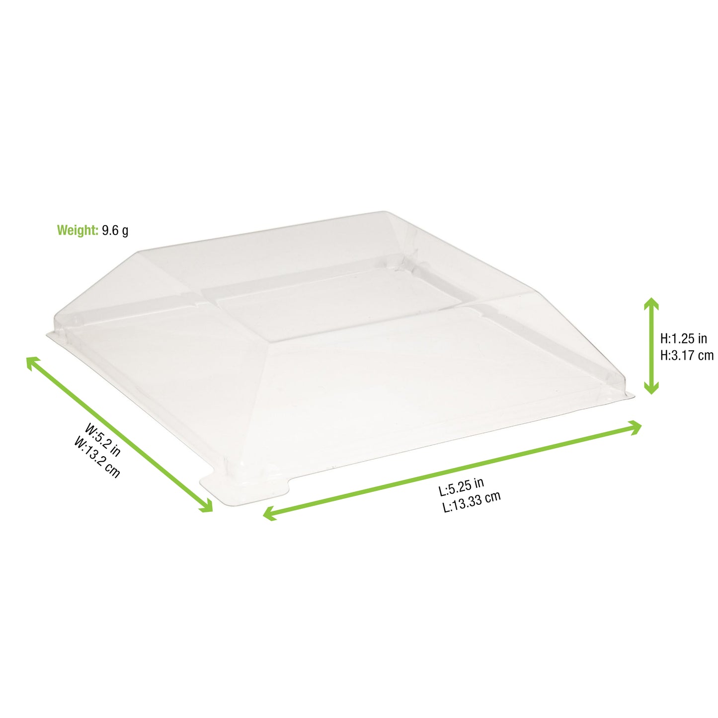 Clear PET Lid for 210SAMBQ1313