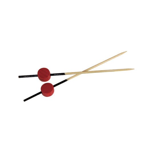 Bamboo picks Black End with Red bead