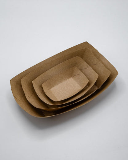 Kraft Paper Boat 4 Lbs (500 Per Case, 250 Piece Inner)