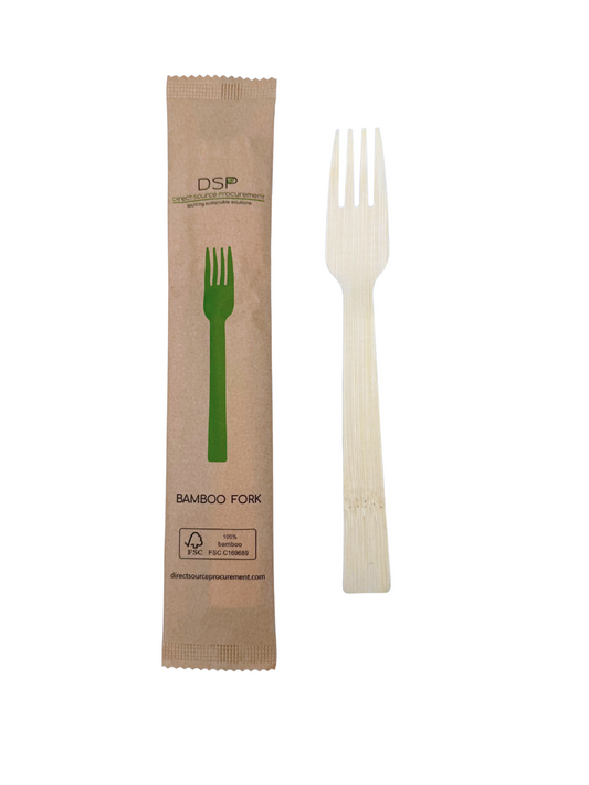 Individually Wrapped Bamboo Forks